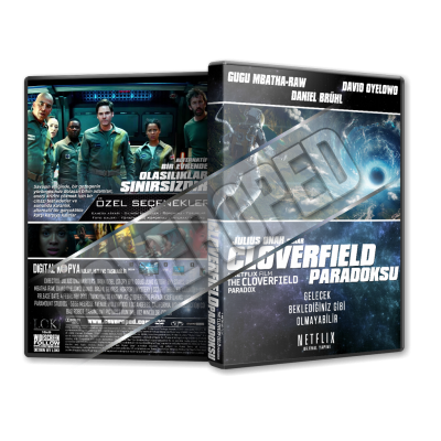 Cloverfield Paradoksu - The Cloverfield Paradox 2018 Türkçe Dvd Cover Tasarımı